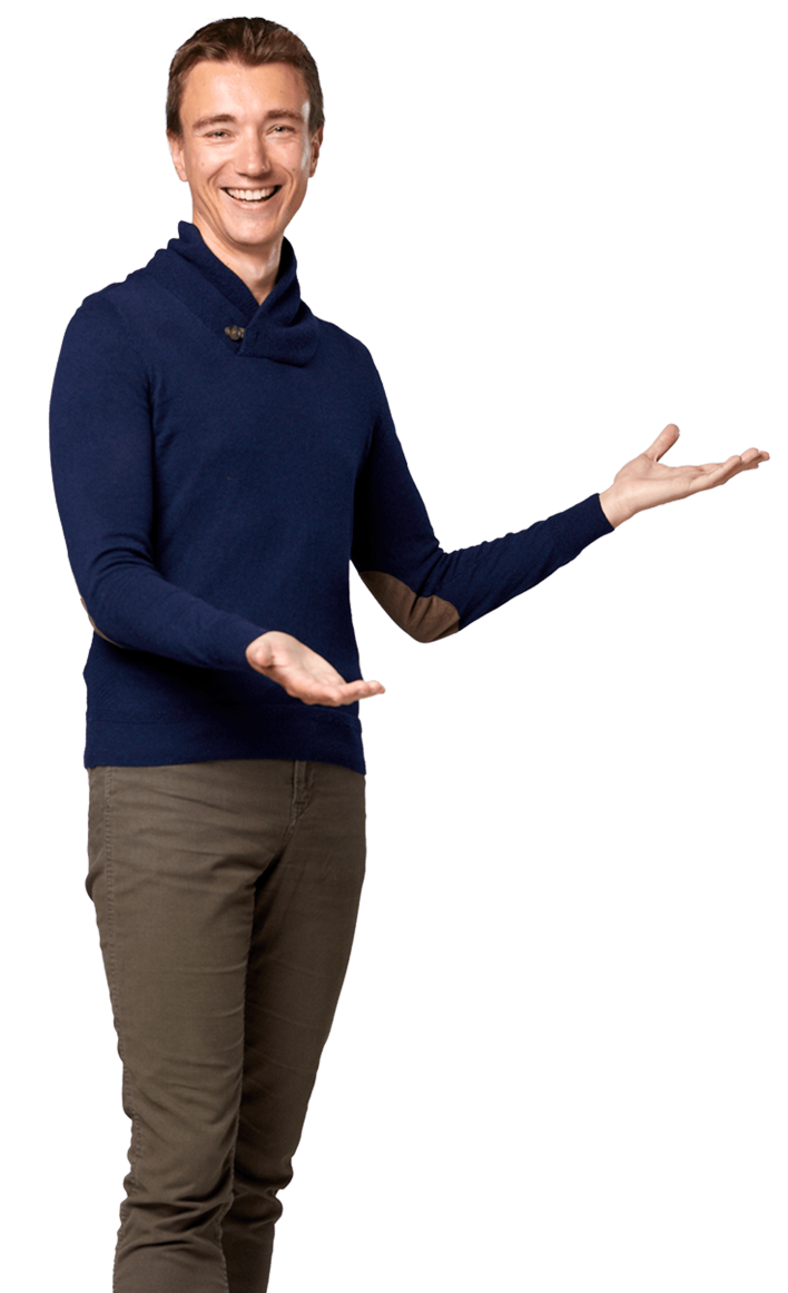 Maxime HR Full Body Pose 4 two thirds